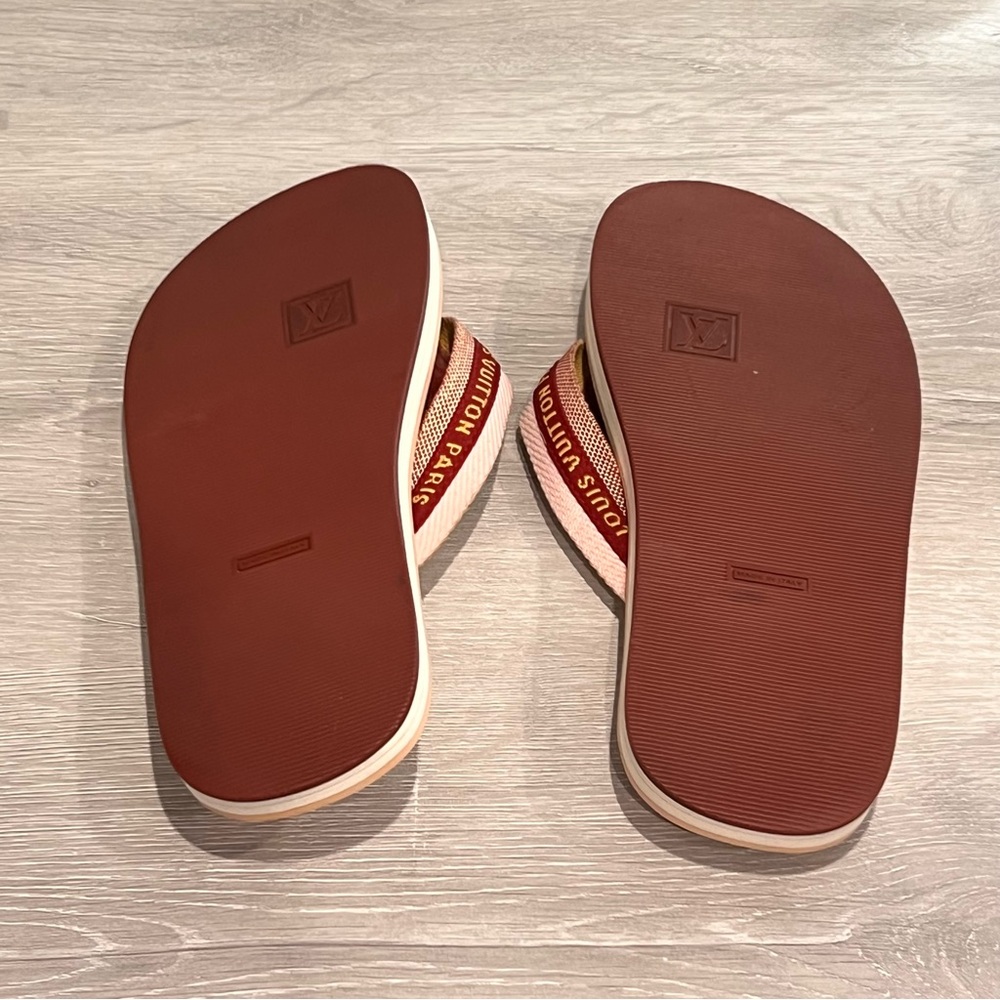 Louis Vuitton Bahia Thong Flip Flop Slippers Size 9 - Picture 6 of 9
